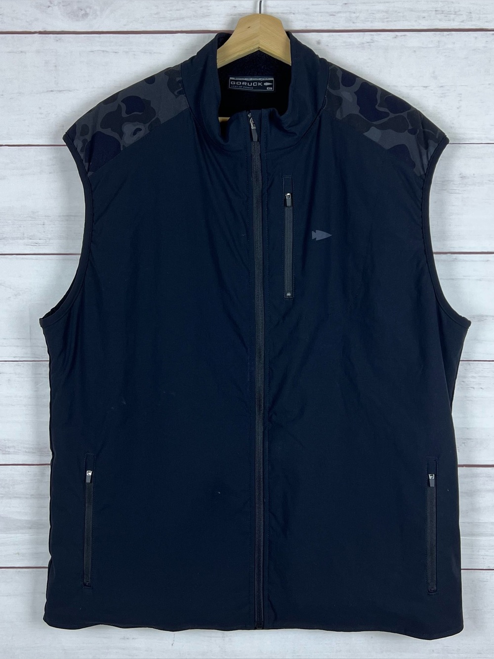 Goruck Vest Of Power Men's XL Black Fleece Lined Polartec Full Zip Softshell
